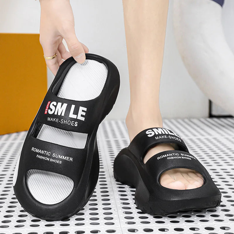 Trendy Beach Slippers for Couples Rieworkes