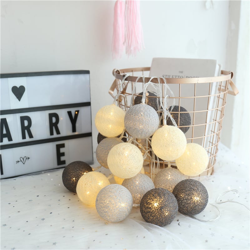 LED Cotton Thread Starry Lanterns Mimarta