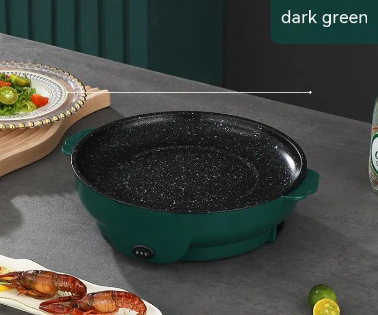 Compact Non-Stick Electric Griddle &amp; Grill – Multi-Function Baking and BBQ Pan Mimarta