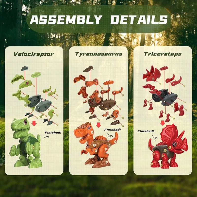 3D Creative Puzzle Dinosaur Toys - Rieworkes