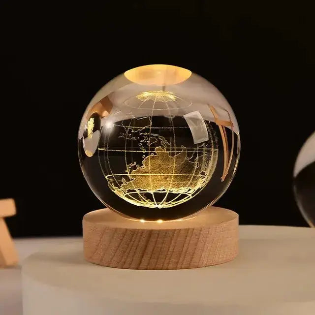3D Night Crystal Ball - Rieworkes