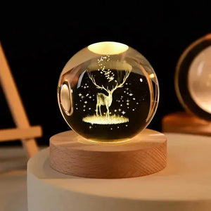 3D Night Crystal Ball - Rieworkes