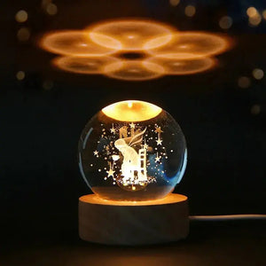 3D Night Crystal Ball - Rieworkes