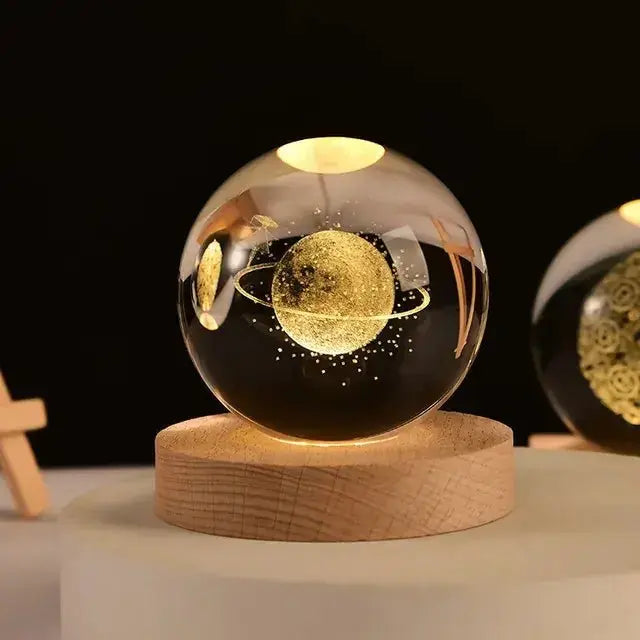3D Night Crystal Ball - Rieworkes