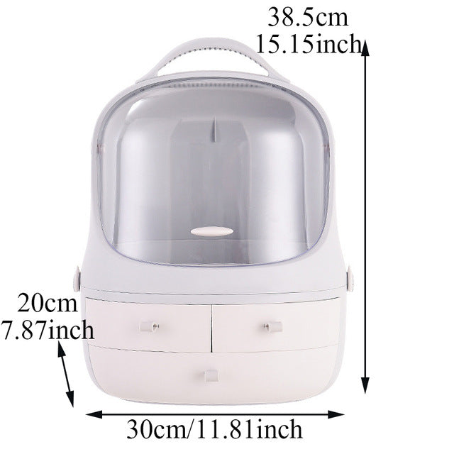 Portable Makeup Organizer Box for Desktop Storage Mimarta