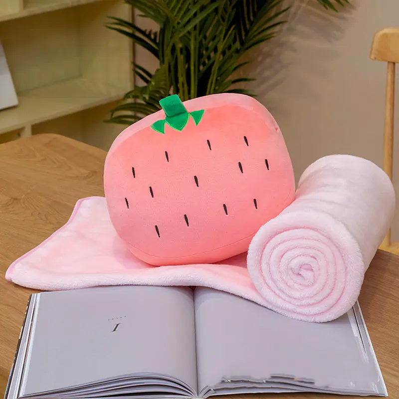 Winter Comfort: Pillow and Stuffed Toy Blanket Set Mimarta