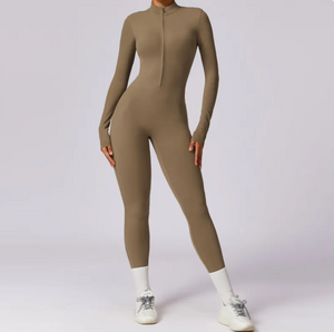 Flex Fit Zip Jumpsuit Mimarta