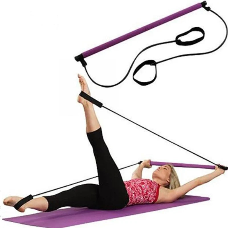 Yoga Elastic Gym Stick Rieworkes