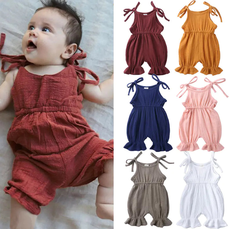 2020 Summer Baby Romper with Lace Trim (Cute Design) Mimarta