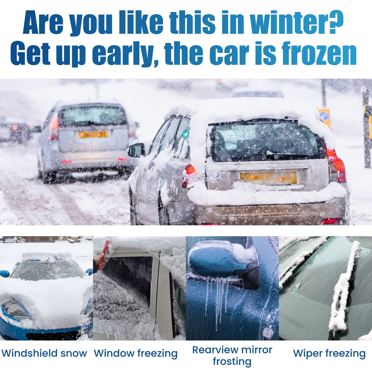 Winter Car Glass Ice &amp; Snow Melting Agent Mimarta