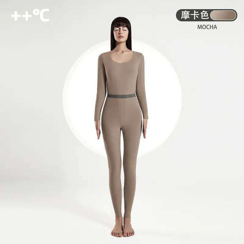 Seamless Thermal Underwear Set for Couples (Winter) Mimarta