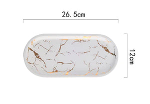 Nordic Style Fish Plate - Creative Ceramic Dish Mimarta