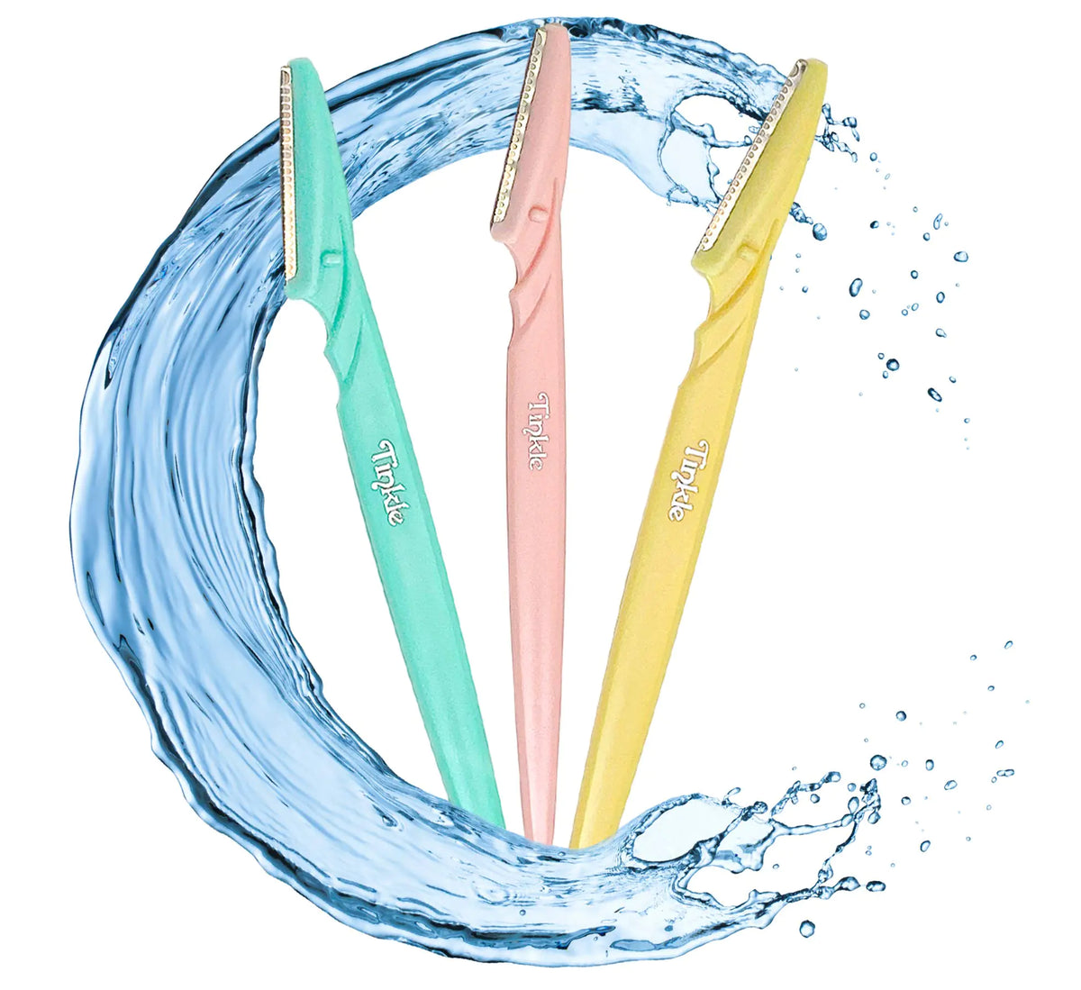 Dorco Tinkle Eyebrow Razors | 3-Pack Precision Dermaplane Tools | Safe & Easy Facial Hair Removal | Ideal for Spa Days & Beauty Gift Sets 1pk Rieworkes