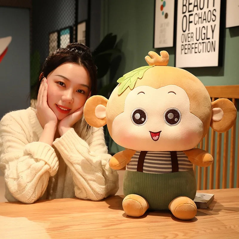Sitting Monkey Plush Toys Rieworkes