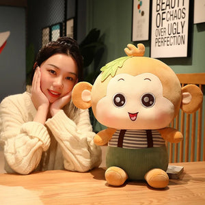 Sitting Monkey Plush Toys Rieworkes
