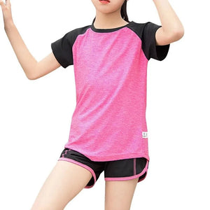 Kids Fitness T-shirt and Gym Shorts Rieworkes