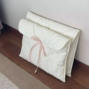 Women's Ballet Style Bow Quilted Computer Bag Rieworkes