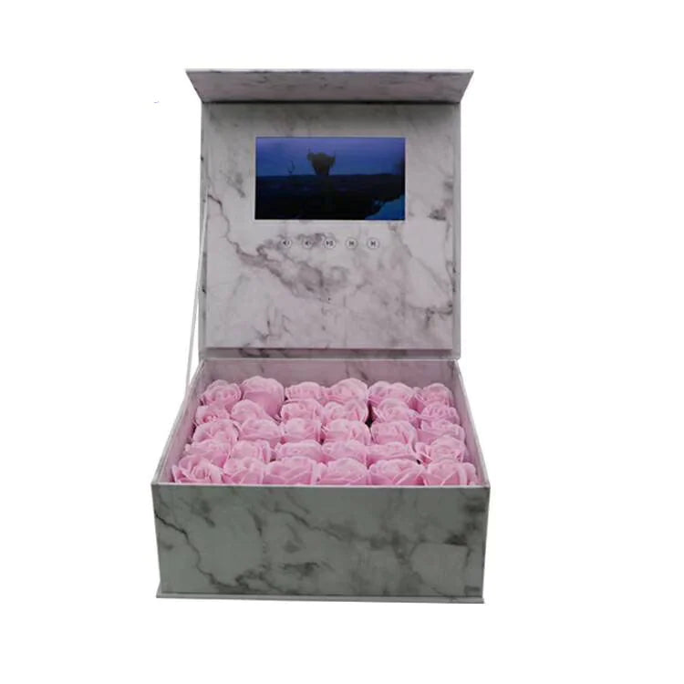 LCD Screen Rose Gift Box Rieworkes