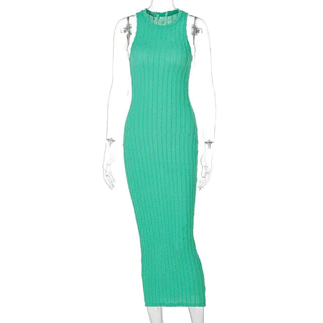 Summer Dresses Knitted Tank Long Sweater Rieworkes