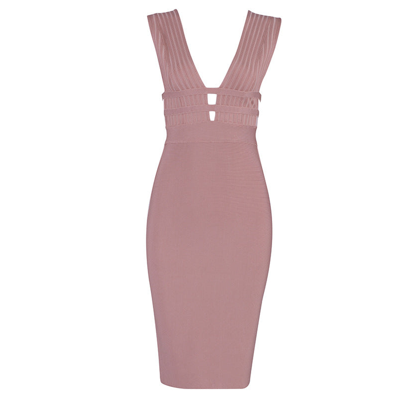 Sleeveless Backless Sexy Bandage Dress Mimarta