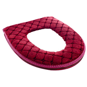 Plush Washable O-Shape Toilet Seat Cover Mimarta
