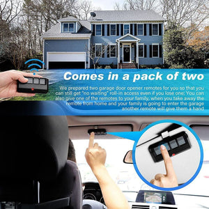 2 For Chamberlain LiftMaster Garage Door Opener Remote 893LM 953EV-P2 Learn Mimarta