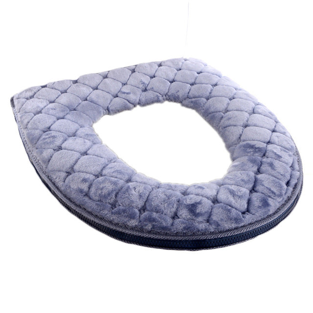Plush Washable O-Shape Toilet Seat Cover Mimarta
