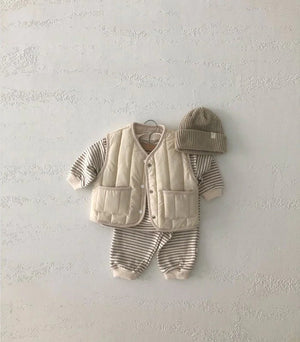 Kids' Warm Autumn/Winter Vest - Solid Color Jacket Rieworkes