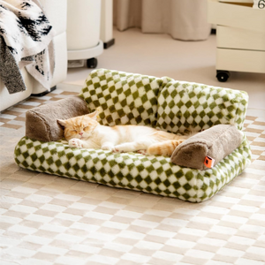 Fluffy Cat Couch Washable Pet Couch Bed For Cats And Small Dogs Up To Non-Slip Dog Beds Mimarta