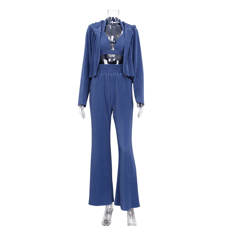 2022 Spring Fashion Loose Women's Pants Set (3 Pieces) Mimarta