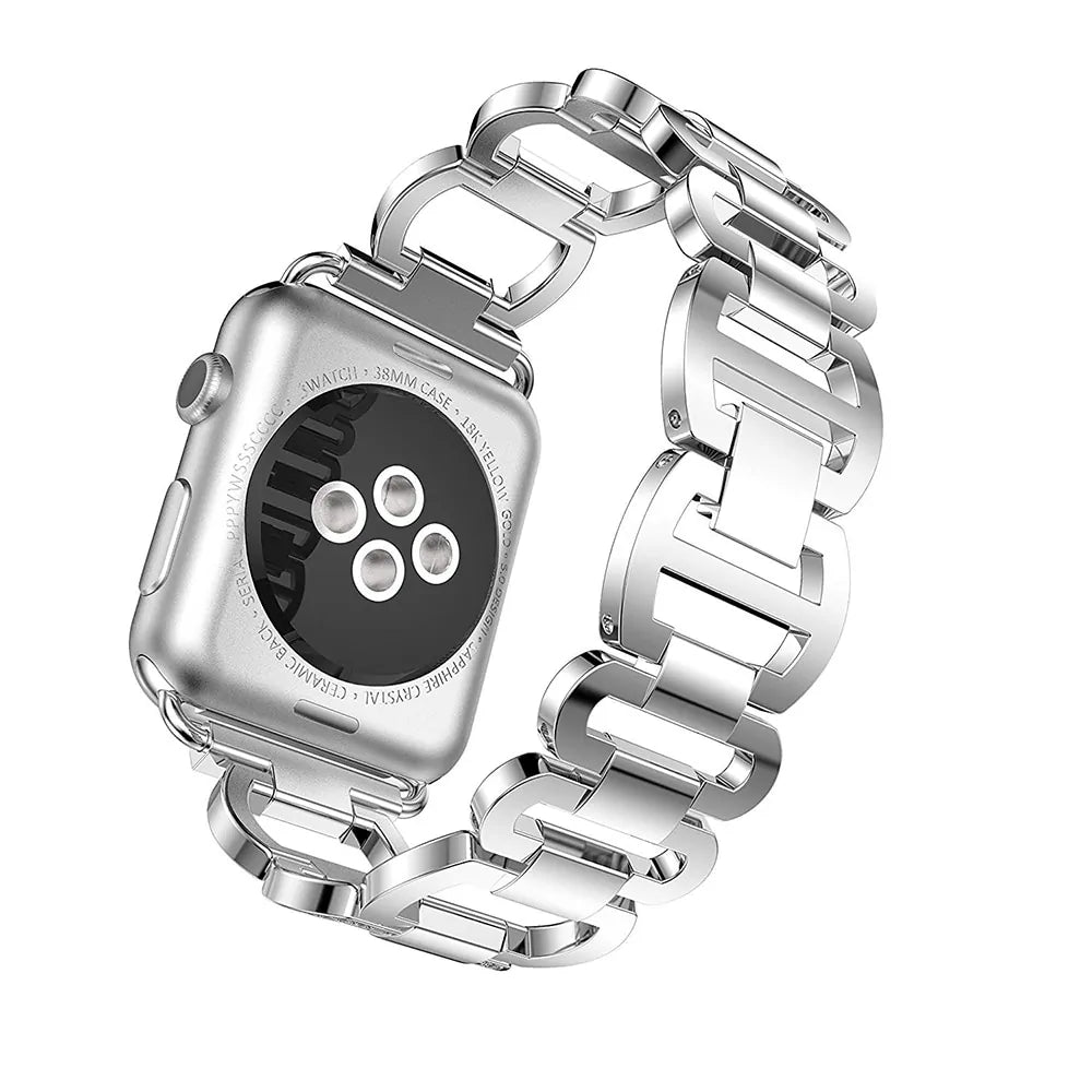 Luxury Metal Diamond Bracelet for Apple Watch Rieworkes