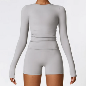 Women's Long Sleeve Sports Yoga Top Mimarta