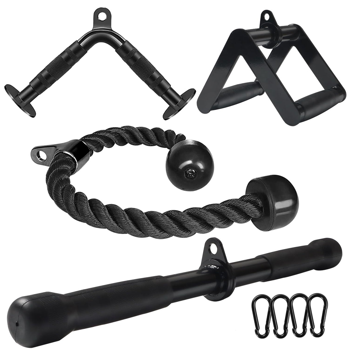 WNOEY Cable Machine Attachment Set LAT Pulldown Attachments Weight Machine Accessories for Home Gym Mimarta