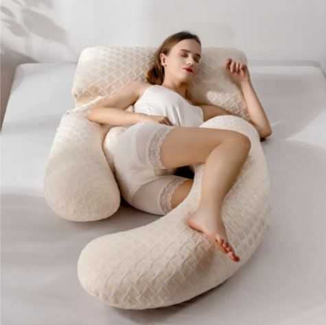 U-Shaped Pregnancy &amp; Lumbar Support Pillow Mimarta