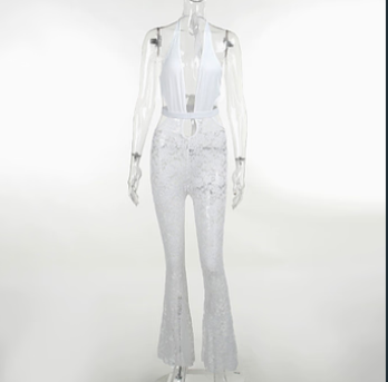 V-Neck Jumpsuit Mimarta