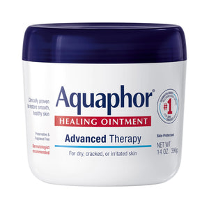 Aquaphor Healing Ointment, Advanced Therapy Skin Protectant, Dry Skin Body Moisturizer, Multi-Purpose Healing Ointment, for Dry, Cracked Skin & Minor Cuts & Burns, 14 Oz Jar Rieworkes