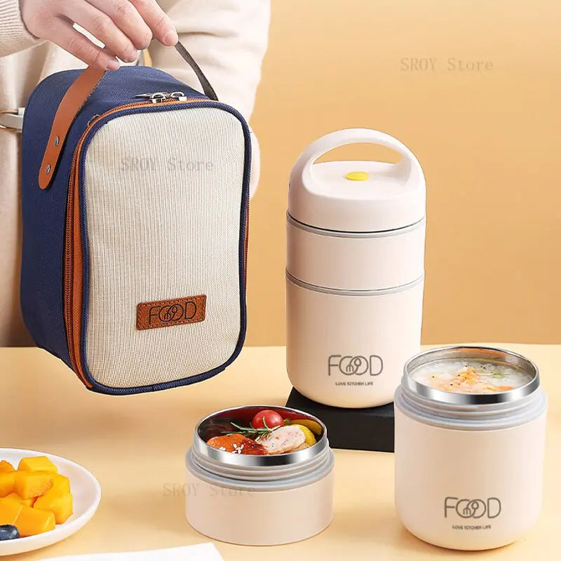 Stainless Steel Vacuum Thermal Lunch Box Rieworkes