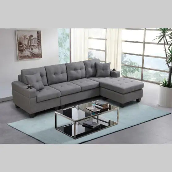 Fabric Sectional Sofa Rieworkes