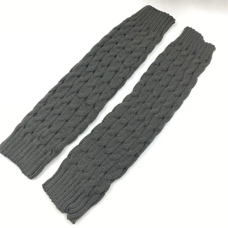 Winter Women's Knitted Knee-High Boot Sock Set Mimarta
