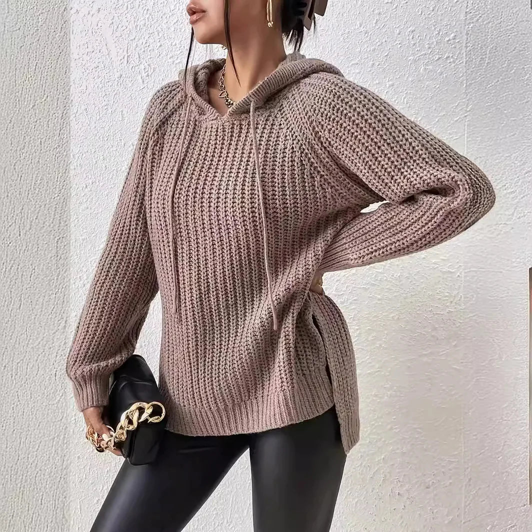 Pullover Hooded Sweater Women's Loose Slimming Rieworkes