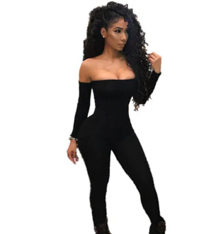 Women Strapless Bodycon Jumpsuit Rieworkes