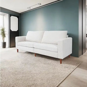Beige Linen Sofa Rieworkes