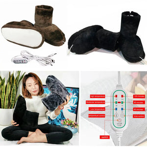 USB Heated Winter Boots with Adjustable Temperature Mimarta