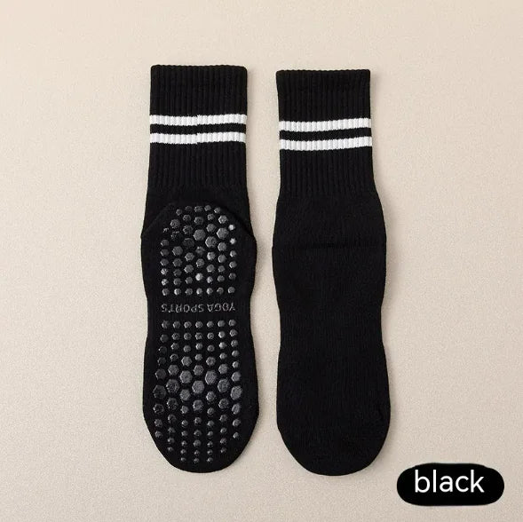 Mid-Calf Anti-Odor Non-Slip Silicone Indoor Socks Rieworkes