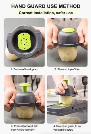 15-In-1 Vegetable Fruit Chopper Cutter Food Onion Veggie Dicer Slicer Kitchen Mimarta