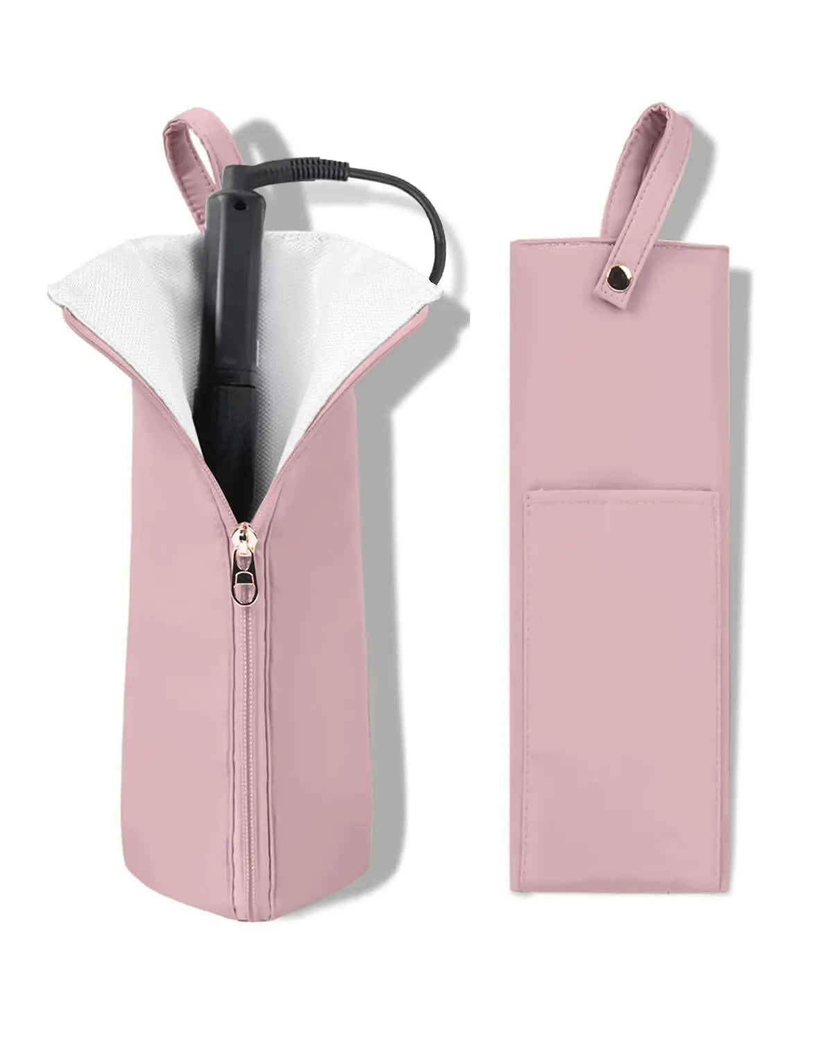 Easy-U Hot Iron Holder & Mat Heat Resistant Travel Bag for Curling Iron Flat Iron - Hair Tool Organizer for Home Travel Mimarta