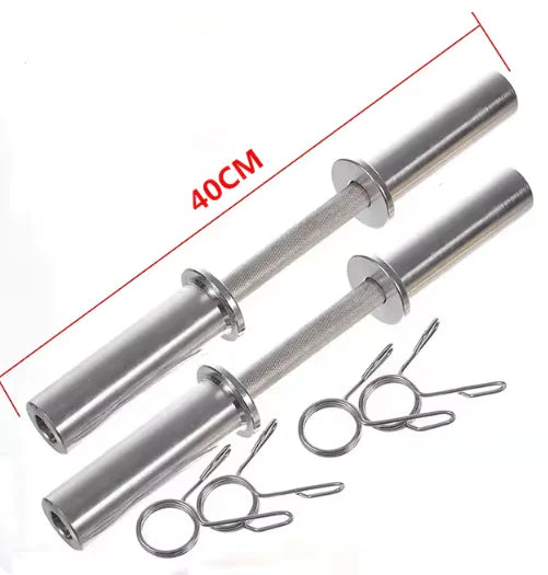 Φ50mm Solid Dumbbell Handle: 2-Inch Home Gym Bar for Weight Lifting and Arm Workouts Rieworkes