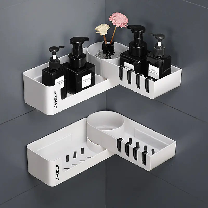 Creative Wall-Mounted Bathroom Storage Shelf (Triangle) Mimarta