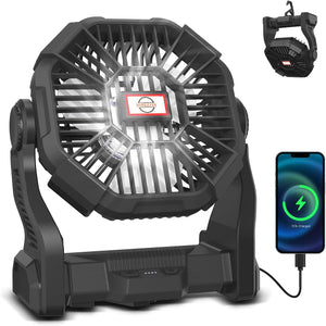Portable Outdoor Rechargeable Camping Fan Mimarta