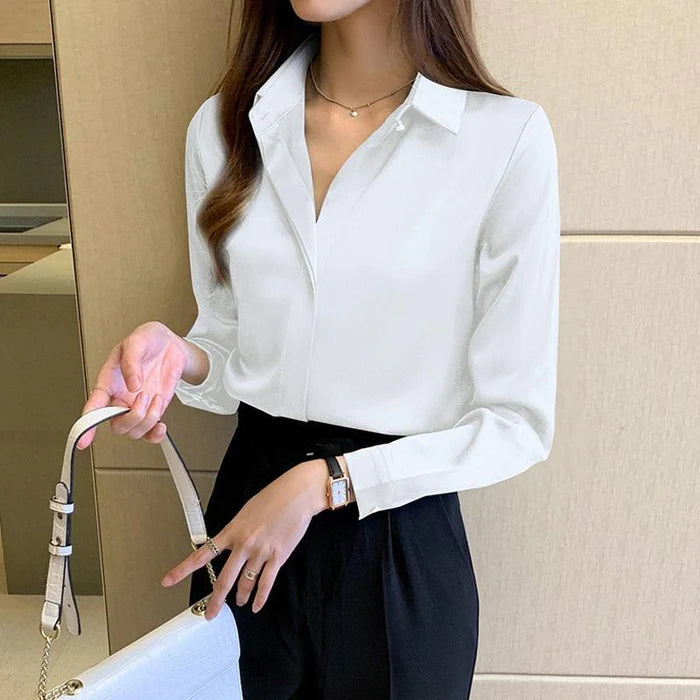 Summer Shirts Blouses Long Sleeve Rieworkes